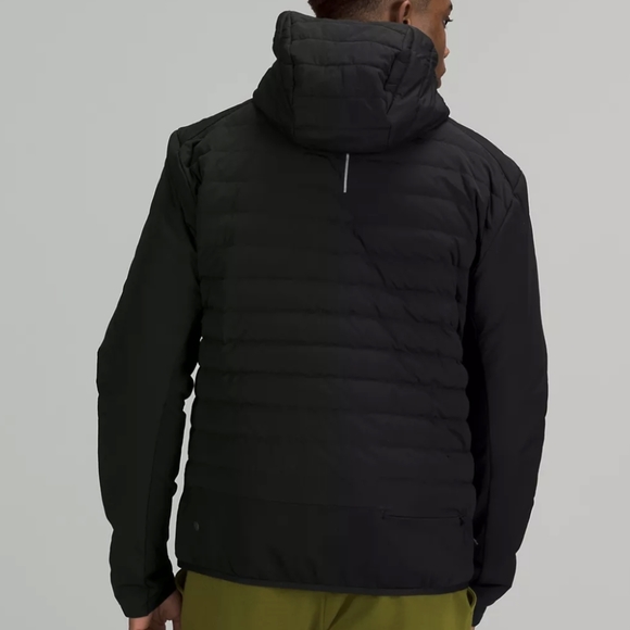 NWT Lululemon Men's BLACK Down For It All Hoodie Unisex - Picture 2 of 4